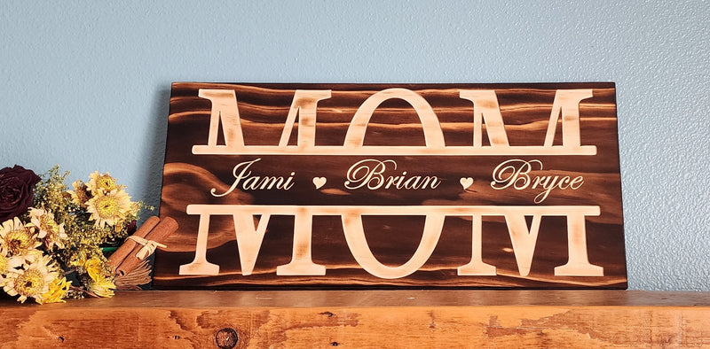 MOM Split Monogram