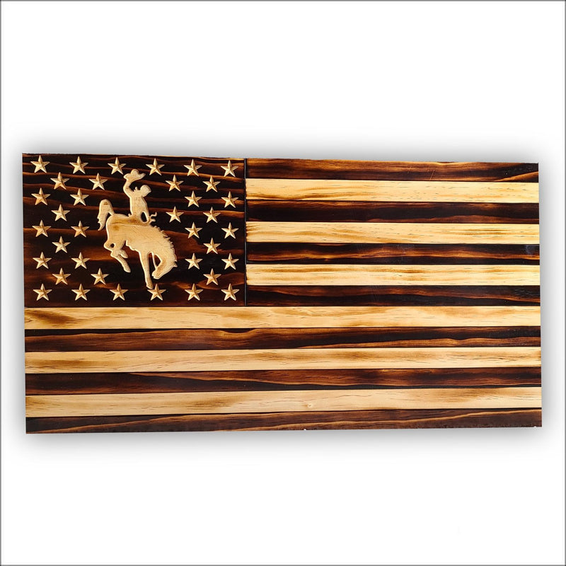Charred Wyoming Flag