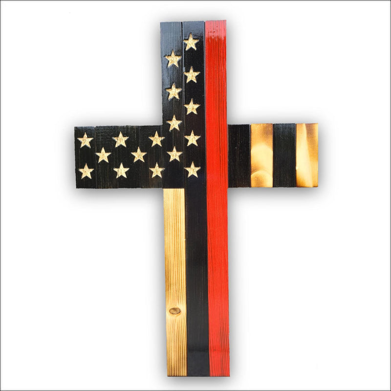 Thin Red Line Cross