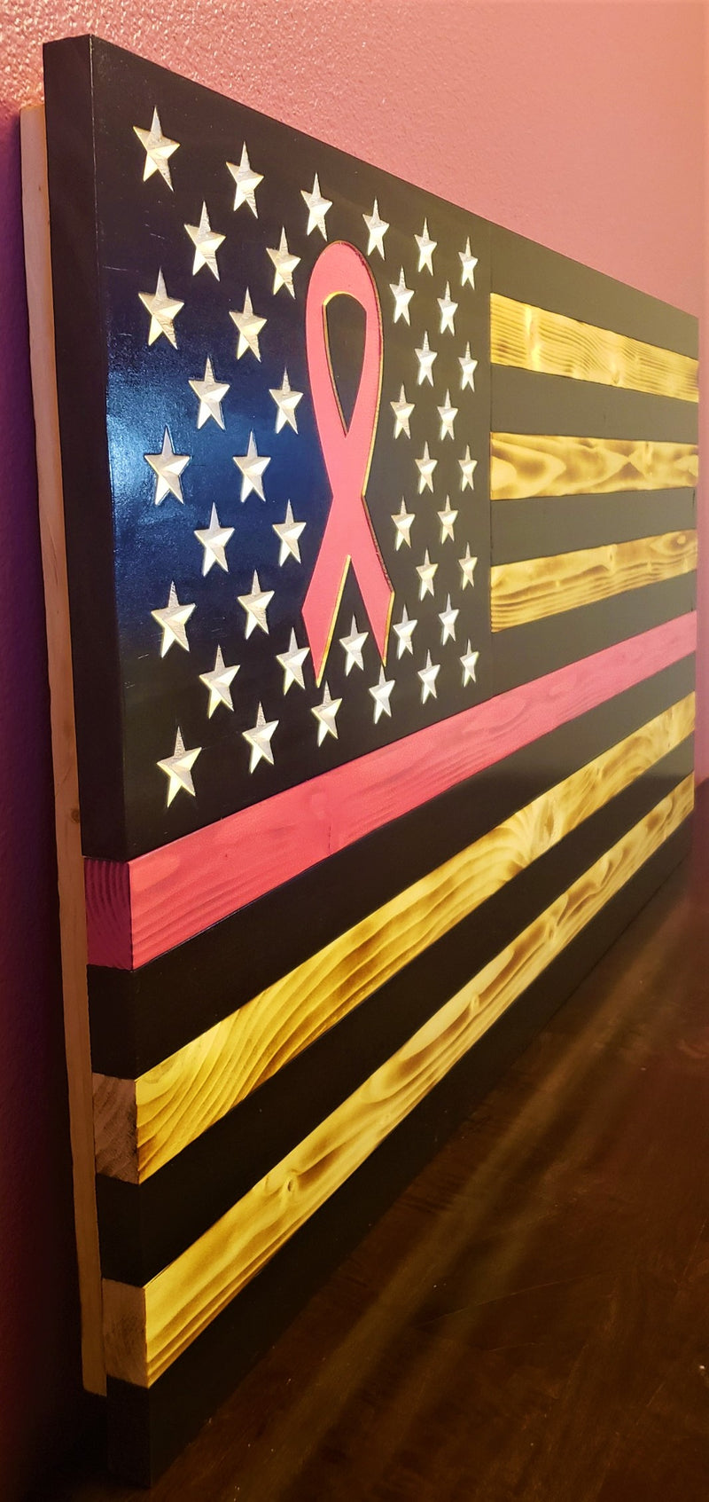Breast Cancer Awareness Flag