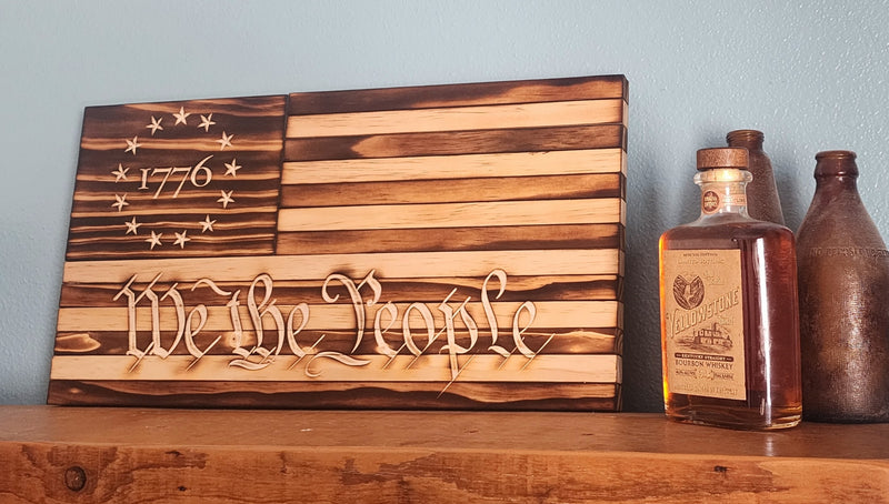 Charred "We The People"