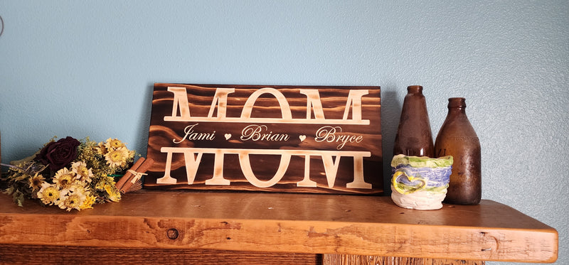 MOM Split Monogram